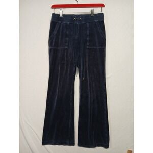 Juicy sweats y2k night sky Velour del ray pocket tracksuit pants xs flared leg